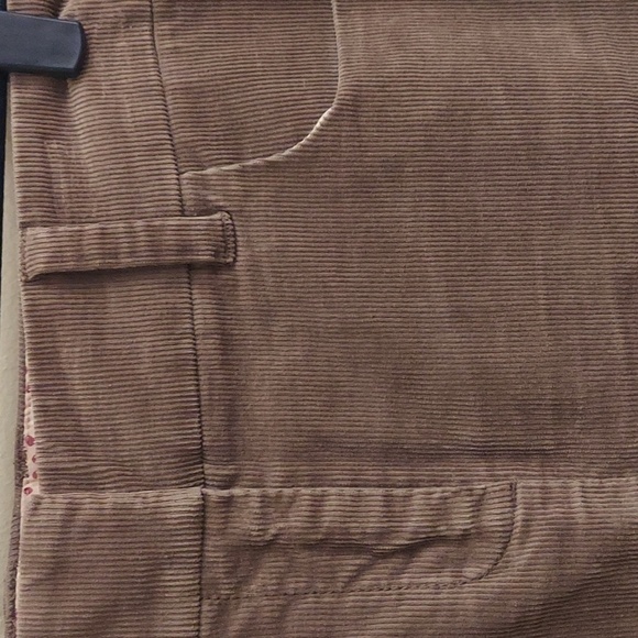 J CREW Factory Taupe Stretch Mini Corduroy Skirt - Picture 3 of 9